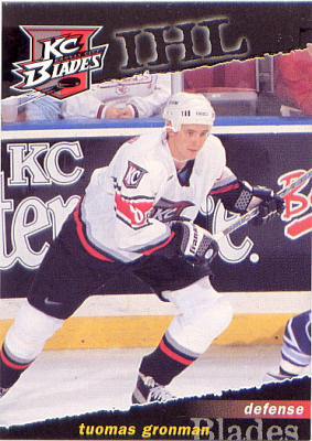 Kansas City Blades 1998-99 hockey card image