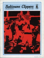 1970-71 Baltimore Clippers game program