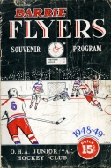 1948-49 Barrie Flyers game program