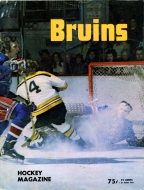 1973-74 Boston Bruins game program