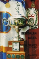 1979-80 Bramalea Blues game program