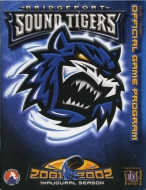 2001-02 Bridgeport Sound Tigers game program