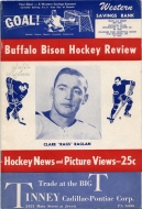 1955-56 Buffalo Bisons game program