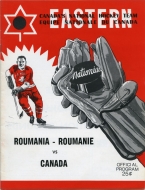 1967-68 Canadian National Team East game program