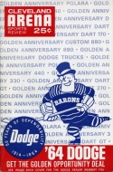 1963-64 Cleveland Barons game program