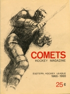1968-69 Clinton Comets game program