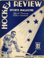 1945-46 Detroit Bright's Goodyears game program