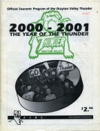 2000-01 Drayton Valley Thunder game program
