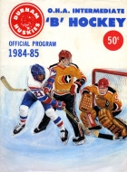 1984-85 Durham Huskies game program