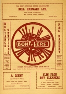 1954-55 Flin Flon Bombers game program