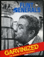 1981-82 Flint Generals game program