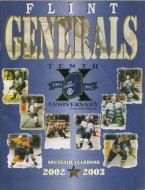 2002-03 Flint Generals game program