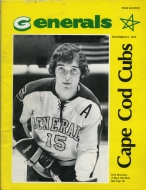 1972-73 Greensboro Generals game program