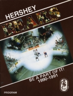 1990-91 Hershey Bears game program