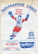 1961-62 Indianapolis Chiefs game program