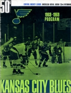 1968-69 Kansas City Blues game program