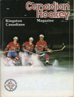 1975-76 Kingston Canadians game program