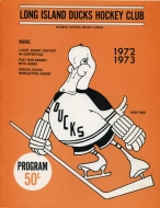 1972-73 Long Island Ducks game program