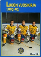 1992-93 Lukko Rauma game program