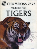 1973-74 Medicine Hat Tigers game program