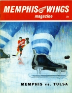 1964-65 Memphis Wings game program