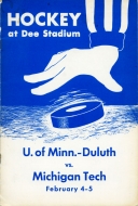 1965-66 Michigan Tech game program