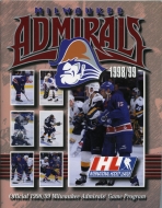 1998-99 Milwaukee Admirals game program