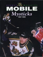 1997-98 Mobile Mysticks game program