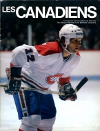 1982-83 Montreal Canadiens game program