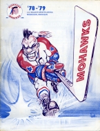 1978-79 Muskegon Mohawks game program