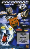 2000-01 Nashville Predators game program