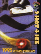 1994-95 New Jersey Rockin' Rollers game program