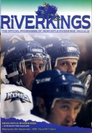 1999-00 Newcastle Riverkings game program