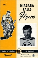 1966-67 Niagara Falls Flyers game program