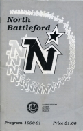 1990-91 North Battleford North Stars game program