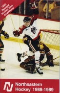 1988-89 Northeastern University game program