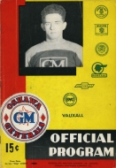 1949-50 Oshawa Generals game program