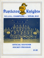 1981-82 Penticton Knights game program