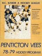 1978-79 Penticton Vees game program