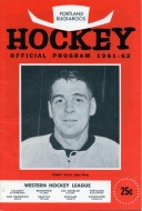 1961-62 Portland Buckaroos game program