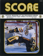 1992-93 Providence Bruins game program