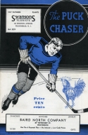 1936-37 Providence Reds game program