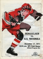 1971-72 R.P.I. game program