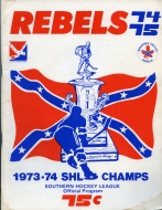 1974-75 Roanoke Valley Rebels game program