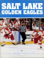 1992-93 Salt Lake Golden Eagles game program