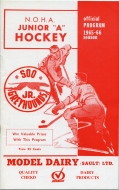 1965-66 Sault Ste. Marie Greyhounds game program
