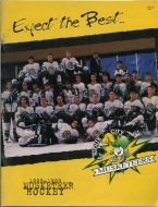 1998-99 Sioux City Musketeers game program