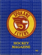 1979-80 Spokane Flyers game program