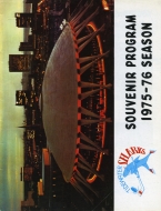 1975-76 Tidewater Sharks game program