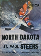 1964-65 U. of North Dakota game program